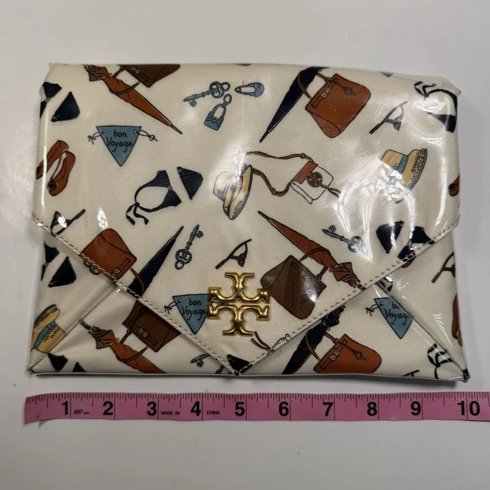 Tory Burch Clutch Purse & Sleep Mask NEW